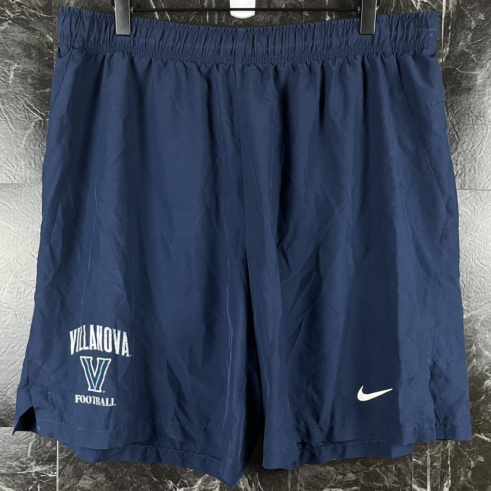 Nike Men's Navy Dri-Fit Villanova Football Shorts 2XL